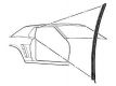 69 Dichtung Seitenfenster links - Ford Mustang